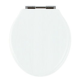 Tavistock Vitoria Soft Close Bar Hinge Seat - White Large Image