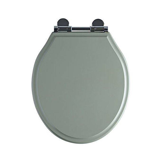 Tavistock Vitoria Wooden Toilet Seat - Pebble Grey - DC4002 Large Image