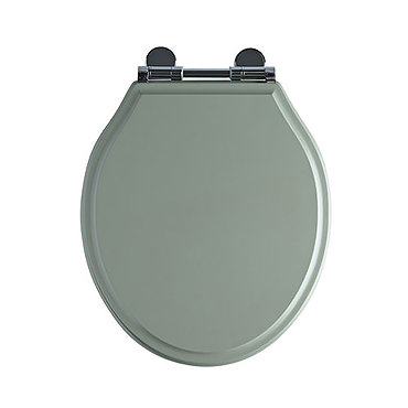 Tavistock Vitoria Wooden Toilet Seat - Pebble Grey - DC4002  Profile Large Image