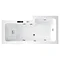 TC - AquaJet Bolsena Shower Bath - Left or Right Hand Options Large Image