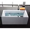 TC - AquaJet Como Double Ended Bath - 1700 x 800mm - TC-COMO Profile Large Image