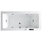 TC - AquaJet Como Double Ended Bath - 1700 x 800mm - TC-COMO Large Image