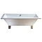 TC - Connection Free Standing Bath with Chrome Feet - 1750 x 800mm - TC-CONN-1750 Large Image