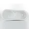 Canterbury 1540 x 700 Luxury Freestanding Slipper Bath with Chrome Leg Set Feature Large Image