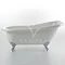 Canterbury 1540 x 700 Luxury Freestanding Slipper Bath with Chrome Leg Set Standard Large Image