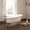 Canterbury 1540 x 700 Luxury Freestanding Slipper Bath with Chrome Leg Set Large Image