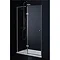 TC - Fortuna Frameless Pivot Shower Door - 4 x Size Options Large Image