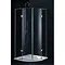 TC - Fortuna Frameless Quadrant Shower Enclosure - 2 x Size Options Large Image