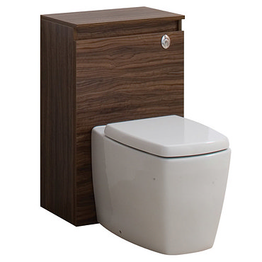 TC - Republic Walnut WC Unit w/ Concealed Cistern, Magna Toilet & Soft Closing Seat Profile Large Image