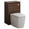 TC - Republic Walnut WC Unit w/ Concealed Cistern, Magna Toilet & Soft Closing Seat Large Image