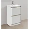 TC - Vancouver 600 Floor Standing Soft Close Vanity Unit with Basin - VANCOUVER600 Large Image