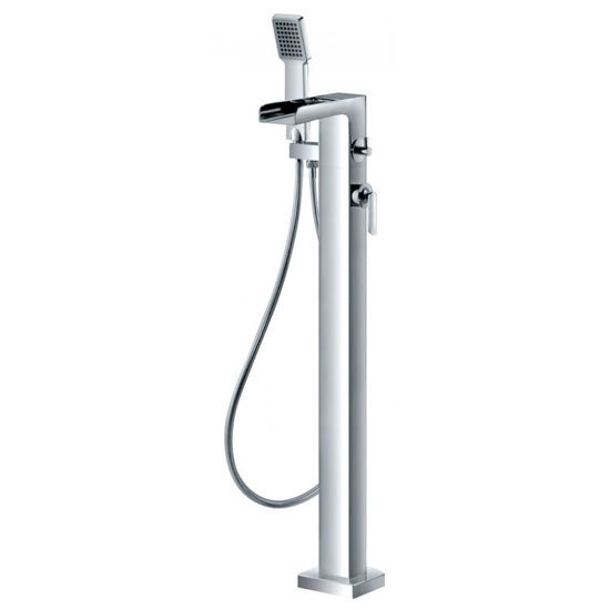 TC - Venture Floor Standing Bath & Shower Mixer - VENTURE-FLR Large Image