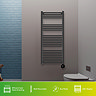 TCP Smart 1000W Black 1250 x 500mm Wi-Fi Energy Saving Electric Only Towel Radiator
