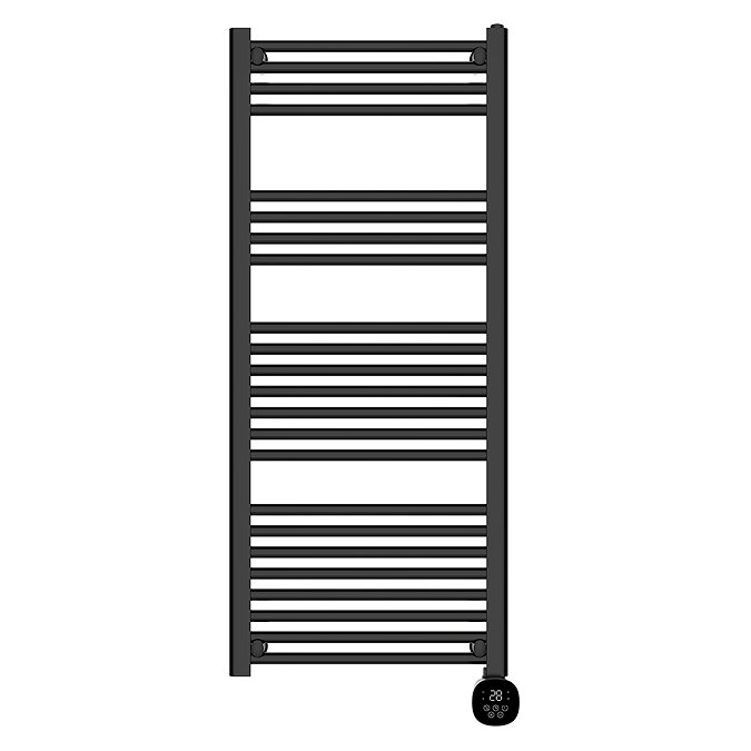 TCP Smart 1000W Black 1250 x 500mm Wi-Fi Energy Saving Electric Only Towel Radiator