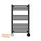 TCP Smart 500W Black 800 x 500mm Wi-Fi Energy Saving Electric Only Towel Radiator  additional Large 