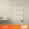 TCP Smart 500W Black 800 x 500mm Wi-Fi Energy Saving Electric Only Towel Radiator  Feature Large Ima