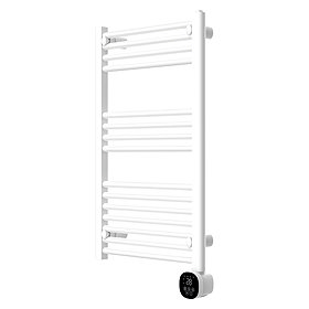 TCP Smart 500W White 800 x 500mm Wi-Fi Energy Saving Fixed Pre-Filled Towel Radiator Large Image