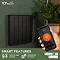 TCP Smart 700W Black Ceramic Panel Energy Saving Electric Radiator