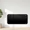 TCP Smart Wi-Fi Energy Saving Fixed or Portable Glass Panel Heater Black 1500W additional Large Ima