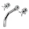 Hudson Reed - Tec Cross Wall Mounted Bath Filler - TEX313 Large Image