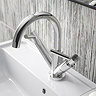 Hudson Reed Tec Lever Mono Basin Mixer Tap inc. Swivel Spout & Waste
