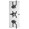 Hudson Reed Tec Pura Plus Concealed Thermostatic Triple Shower Valve with Diverter Large Image