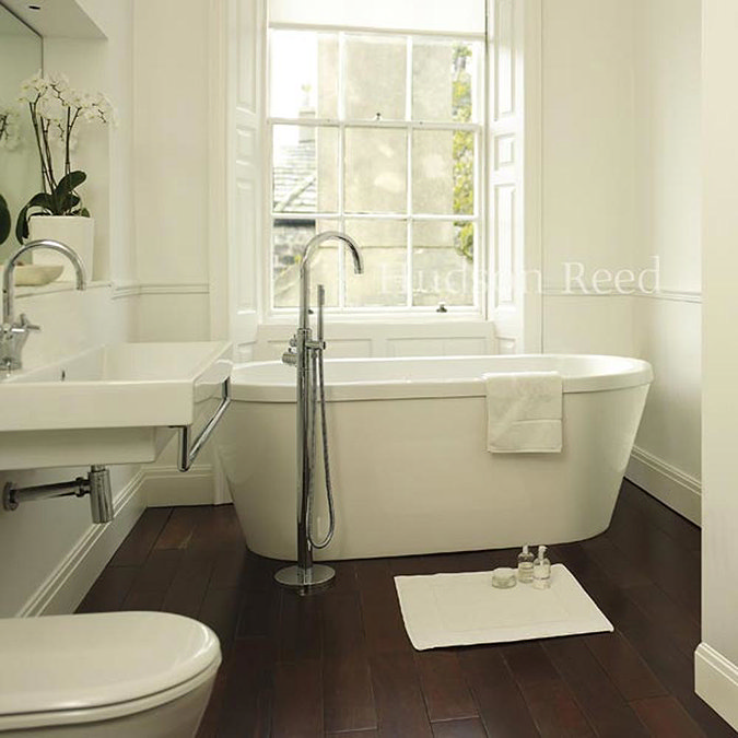 Hudson Reed Tec Single Lever Elite Mono Freestanding Bath Shower Mixer - PN321 Profile Large Image