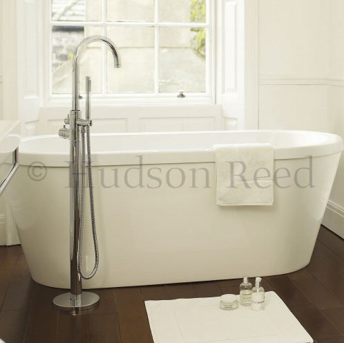 Hudson Reed Tec Single Lever Thermostatic Mono Bath Shower Mixer - PN322 Profile Large Image