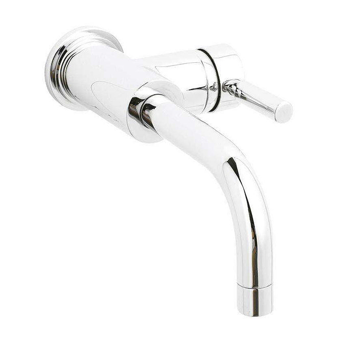 Hudson Reed - Tec Single Lever Wall Mounted Side Action Basin Mixer - PN381 Large Image