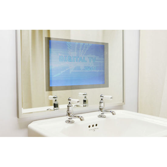 TechVision - 19" Vanity WP LCD TV with Crystal Clear Mirror - 2 x Size Options Feature Large Image