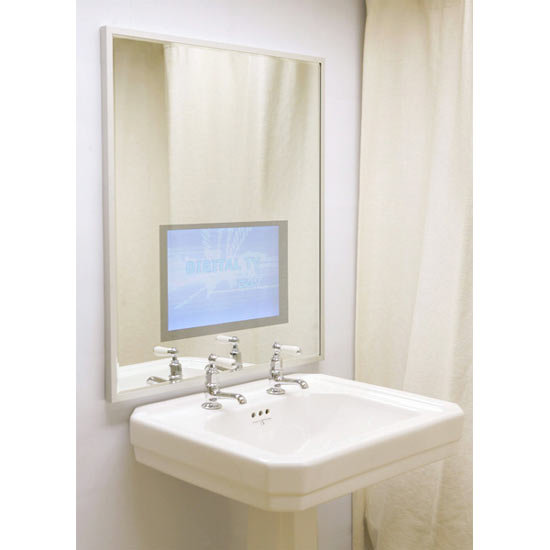 TechVision - 19" Vanity WP LCD TV with Simply Magic Mirror - 2 x Size Options Large Image
