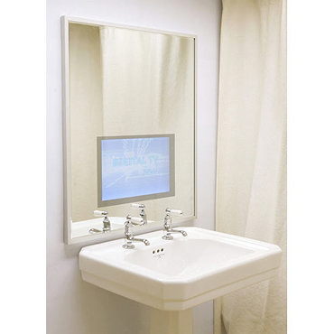 TechVision - 19" Vanity WP LCD TV with Simply Magic Mirror - 2 x Size Options Profile Large Image