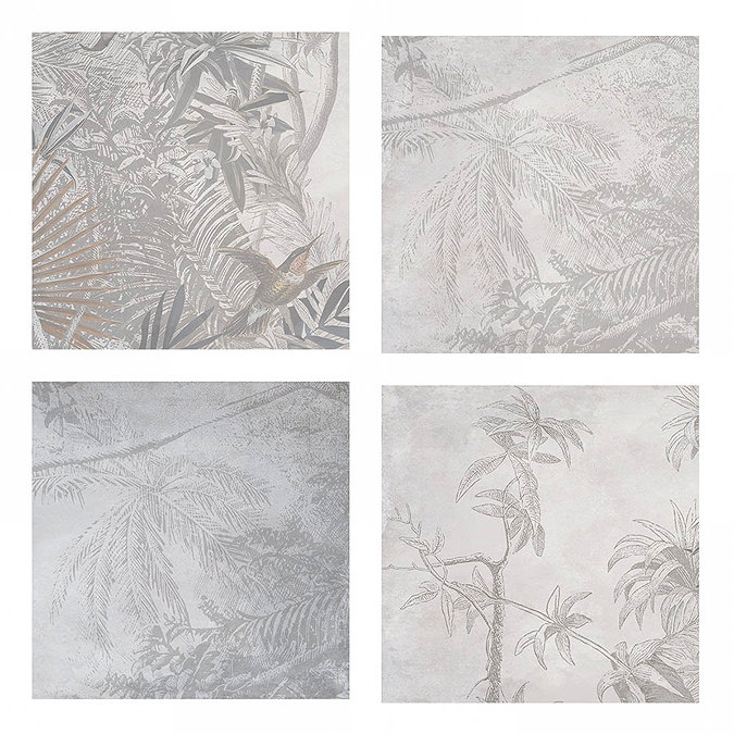 Ted Baker Paradise Wall and Floor Tiles - 331 x 331mm - BCT50575 In Bathroom Large Image