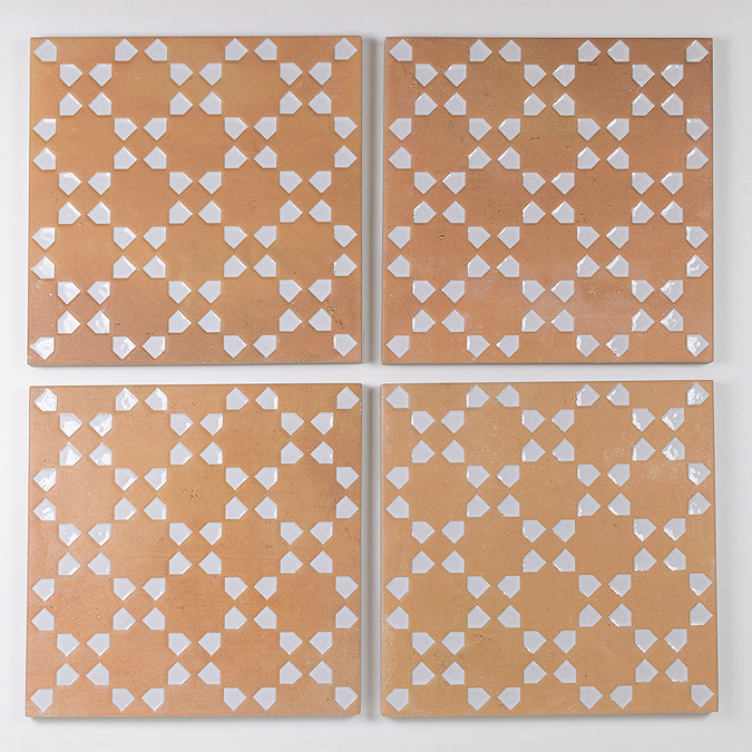 Temara Rustic Dark Terracotta Decor Wall and Floor Tiles 150 x 150mm