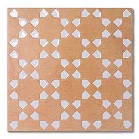 Temara Rustic Dark Terracotta Decor Wall and Floor Tiles 150 x 150mm