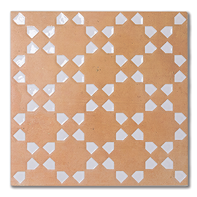 Temara Rustic Dark Terracotta Decor Wall and Floor Tiles 150 x 150mm