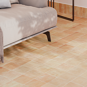 Temara Rustic Dark Terracotta Wall and Floor Tiles 150 x 150mm
