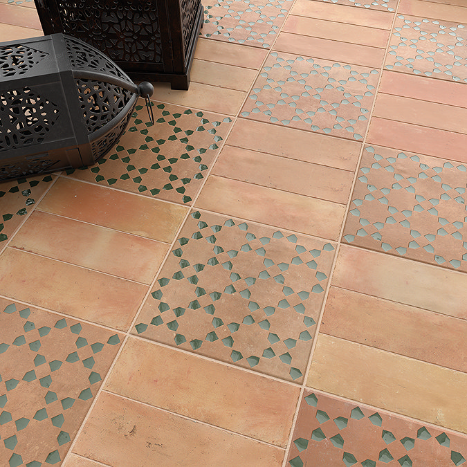 Temara Rustic Dark Terracotta Wall and Floor Tiles 50 x 150mm