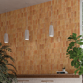 Temara Rustic Dark Terracotta Wall and Floor Tiles 50 x 150mm