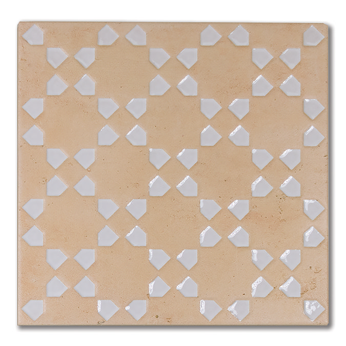 Temara Rustic Light Terracotta Decor Wall and Floor Tiles 150 x 150mm