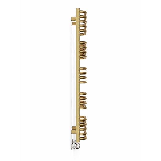 Terma Alex H1140 x W500mm Brass Heated Towel Rail