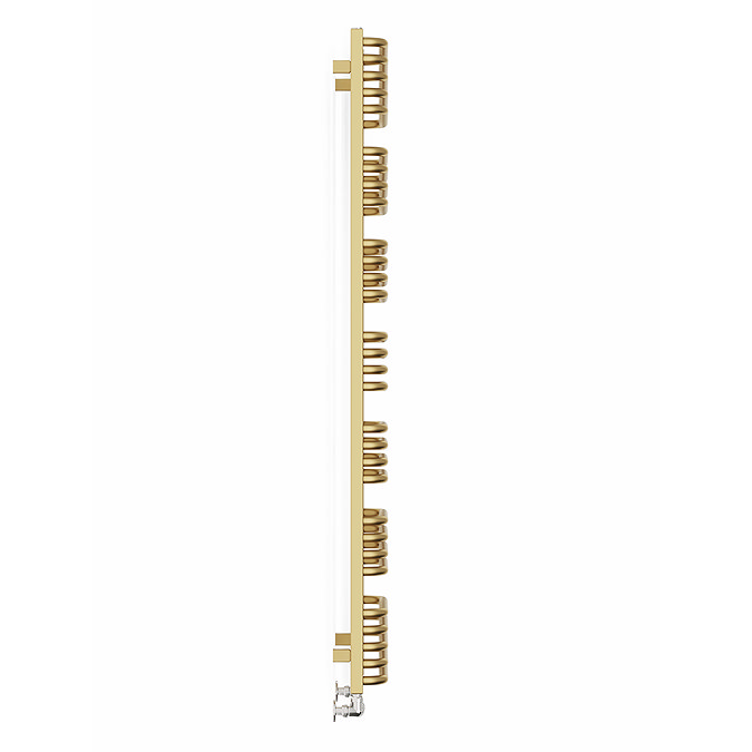 Terma Alex H1580 x W500mm Brass Heated Towel Rail