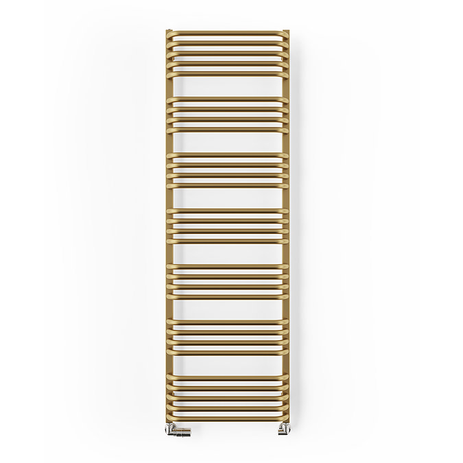 Terma Alex H1580 x W500mm Brass Heated Towel Rail