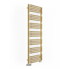 Terma Alex H1580 x W500mm Brass Heated Towel Rail