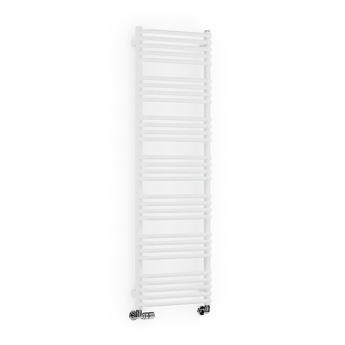 Terma Alex H1580 x W500mm White Heated Towel Rail