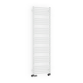 Terma Alex H1580 x W500mm White Heated Towel Rail