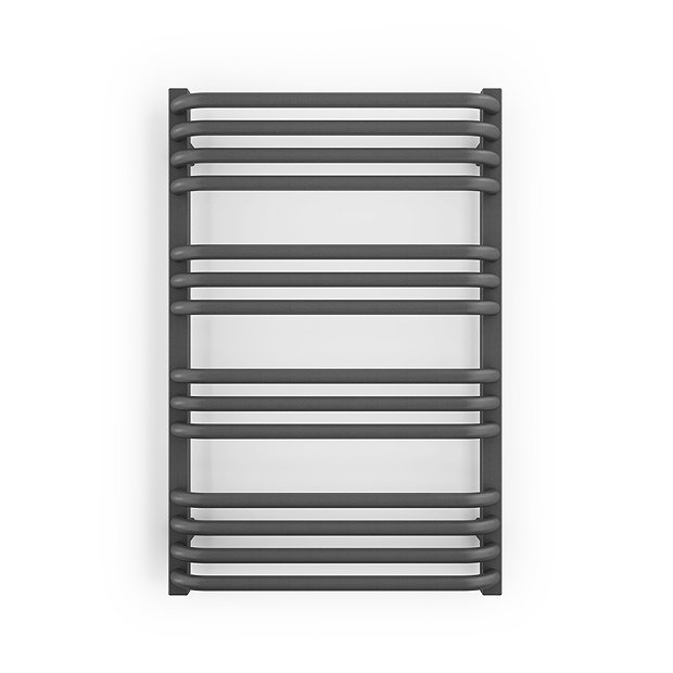 Terma Alex H760 x W500mm Modern Grey Heated Towel Rail