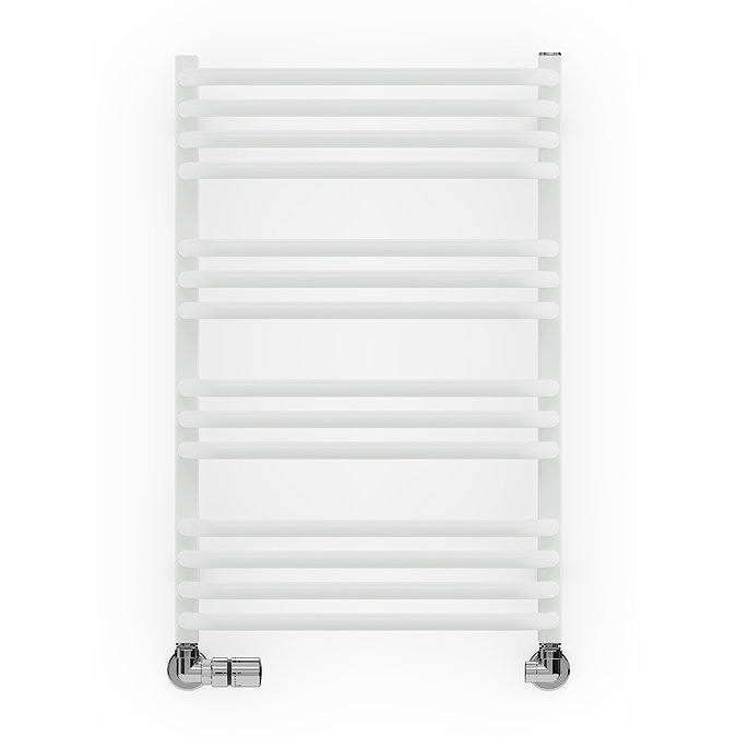 Terma Alex H760 x W500mm White Heated Towel Rail