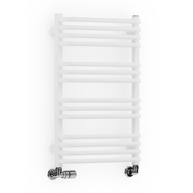 Terma Alex H760 x W500mm White Heated Towel Rail