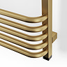 Terma Alex One H1140 x W500mm Brass Electric Only Towel Rail